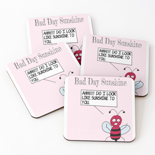 Item preview, Bad Day Sunshine | Humor Angry Bee Webcomic | El Boxa designed and sold by ElBoxa.