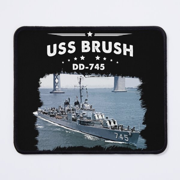 Item preview, USS Brush, Navy Veteran Mens Gift Idea Husband, Dad, Grandpa, Father designed and sold by Timeless Bond Designs.