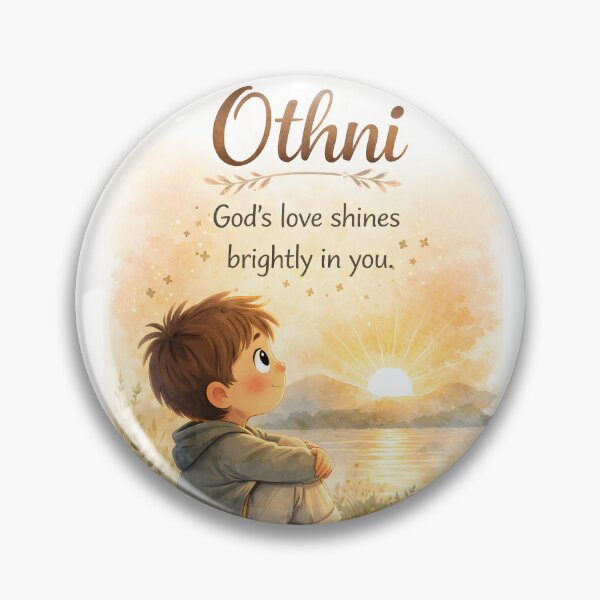 Item preview, Othni Christian Kids Name Gift God’s Love Shines Brightly designed and sold by LoveNurseries.