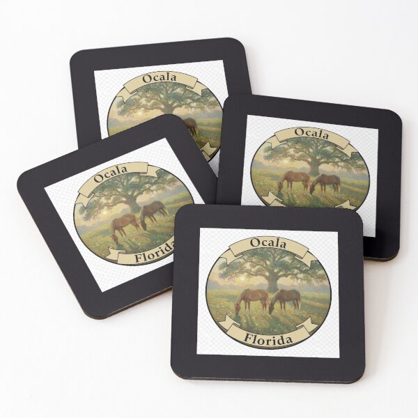 Item preview, Ocala, Florida - Horses and Oak Tree designed and sold by nona003.