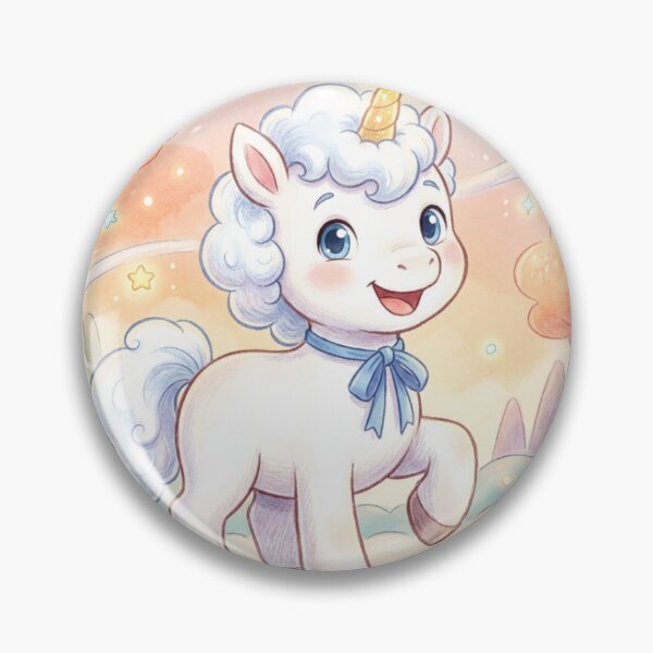 Artikelvorschau, Chibi Einhorn entworfen und verkauft von Solace Sparkles.