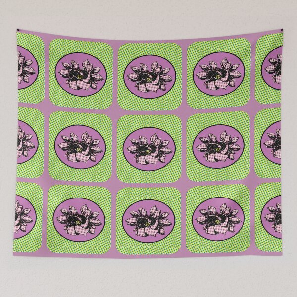 Item preview, Retro Floral in Pop & OP designed and sold by cremedecolor.