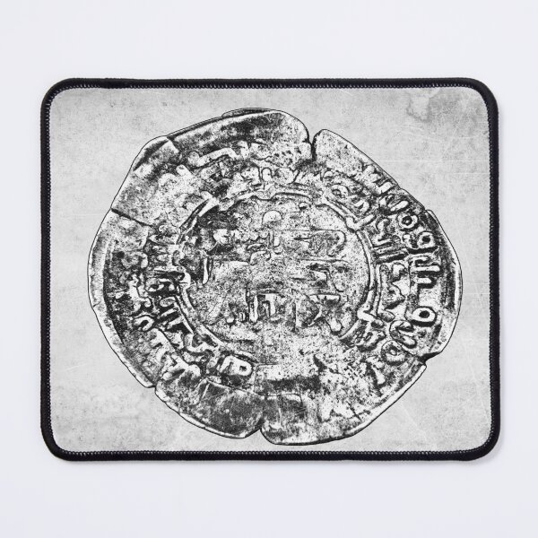 Item preview, Medieval Islamic Silver Dirham Kufic Script Coin designed and sold by Ghoul Enterprises.