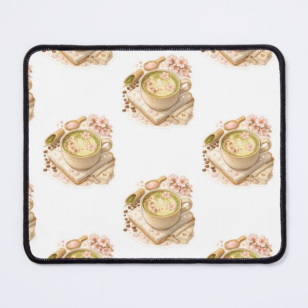 Item preview, Healthy matcha latte breakfast and coffee designed and sold by MochiBunnyDiaries.
