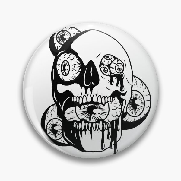 Item preview, Skull Infected With Eyes designed and sold by AdyOnions.