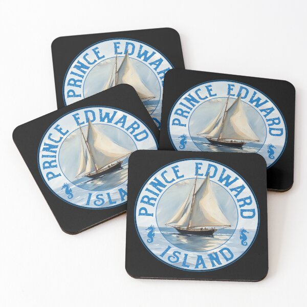 Item preview, Prince Edward Island Canada Vintage Sailboat Design designed and sold by Futurebeachbum.