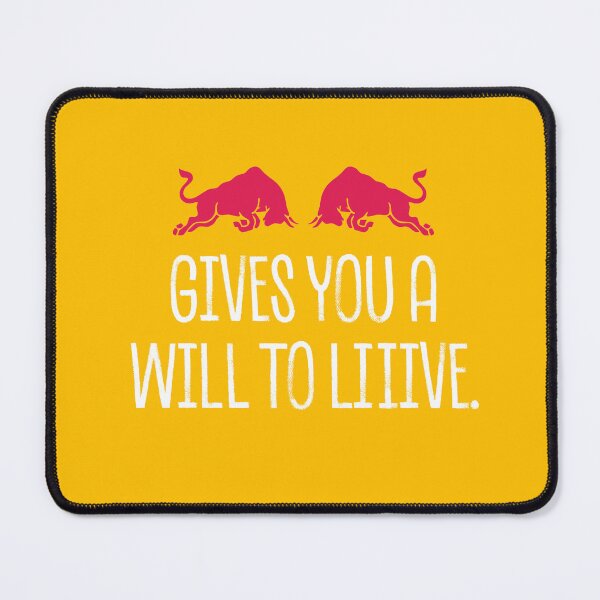 Item preview, Gives You A Will To Liiive - Double Bull Energy Drink (Red & Yellow) designed and sold by JsscDesigns.