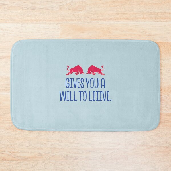 Item preview, Gives You A Will To Liiive - Double Bull Energy Drink (Blue & Red) designed and sold by JsscDesigns.