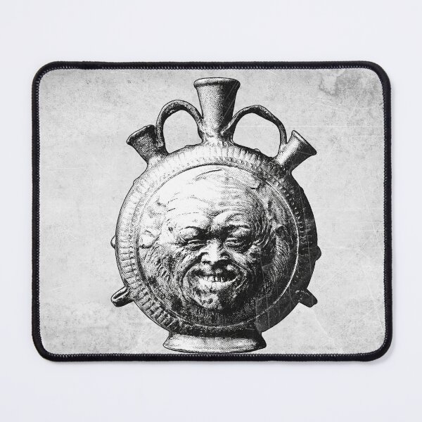 Item preview, Ancient Roman Face Flask Grotesque Vessel Artifact designed and sold by Ghoul Enterprises.