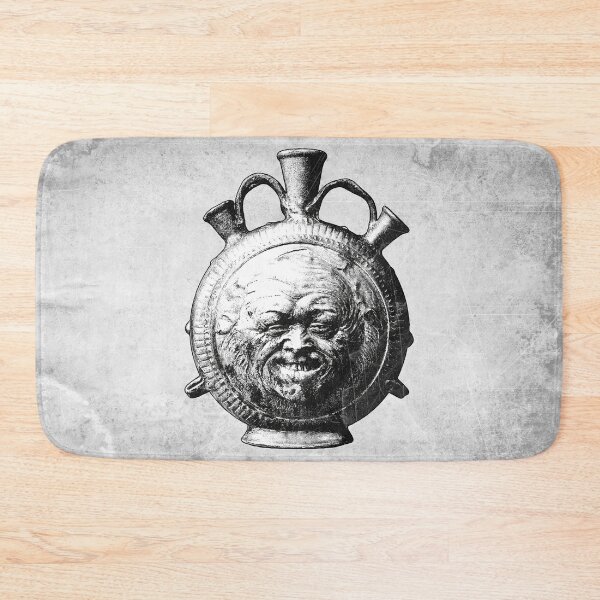 Item preview, Ancient Roman Face Flask Grotesque Vessel Artifact designed and sold by Ghoul Enterprises.