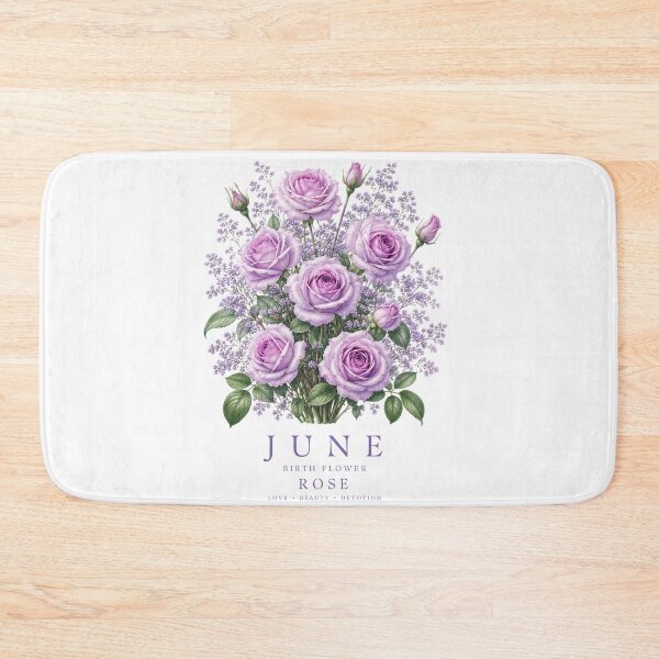 Item preview, June Birth Flower Rose T-Shirt | Born to Bloom Birth Month Flower June Rose Shirt June Birthday Gift Rose Flower Tee designed and sold by Panom Suavichien.