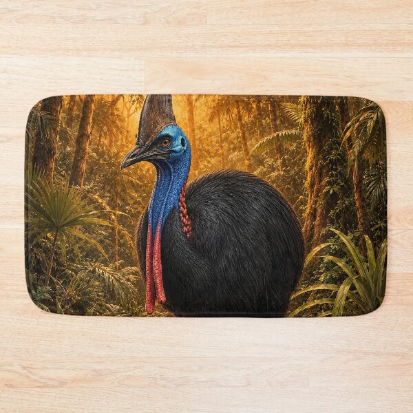 Item preview, Golden Jungle Cassowary designed and sold by Pixel Junkies Studio.