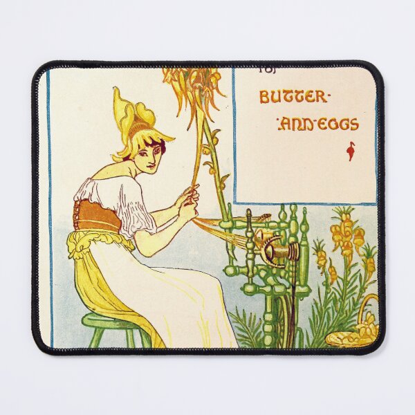 Item preview, Toad Flax for Butter and Eggs - Walter Crane, A Floral Fantasy designed and sold by forgottenbeauty.
