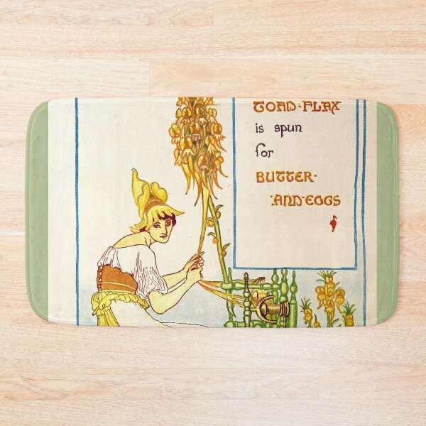 Item preview, Toad Flax for Butter and Eggs - Walter Crane, A Floral Fantasy designed and sold by forgottenbeauty.