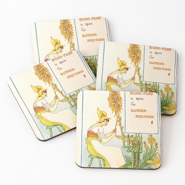 Item preview, Toad Flax for Butter and Eggs - Walter Crane, A Floral Fantasy designed and sold by forgottenbeauty.