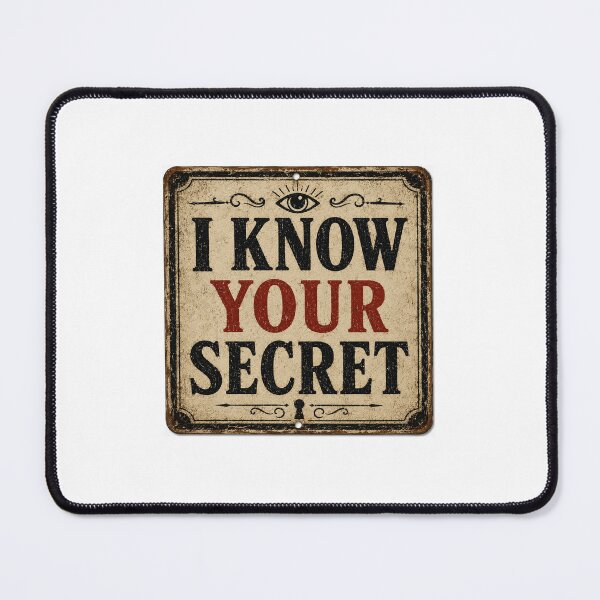 Item preview, I know your secret  designed and sold by Kristopher77.