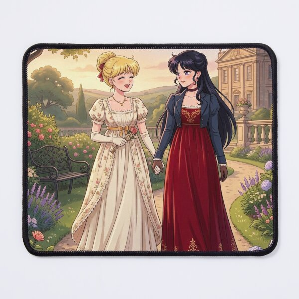 Item preview, Minako and Rei on a Walk designed and sold by Solace Sparkles.