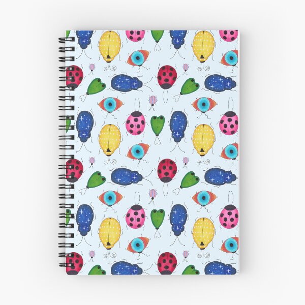 Item preview, Cute and Colorful Hand Drawn Beetles designed and sold by Strange Garden Studio.