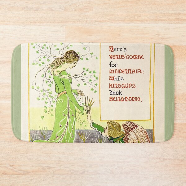 Item preview, Here's Venus Combe for Maidenhair, Kings Cup, Belladonna - Walter Crane, A Floral Fantasy designed and sold by forgottenbeauty.