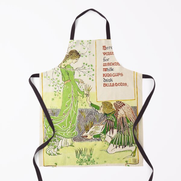Item preview, Here's Venus Combe for Maidenhair, Kings Cup, Belladonna - Walter Crane, A Floral Fantasy designed and sold by forgottenbeauty.