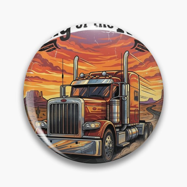 Item preview, King of the Road Vintage Truck Driver Design designed and sold by smailait.