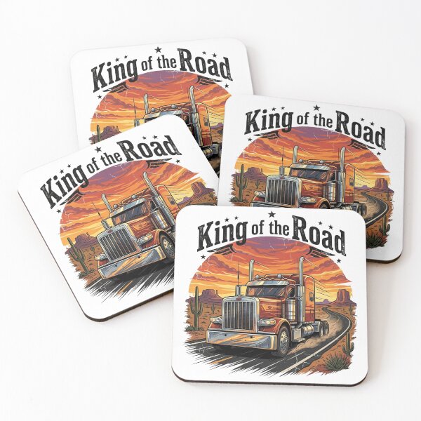 Item preview, King of the Road Vintage Truck Driver Design designed and sold by smailait.