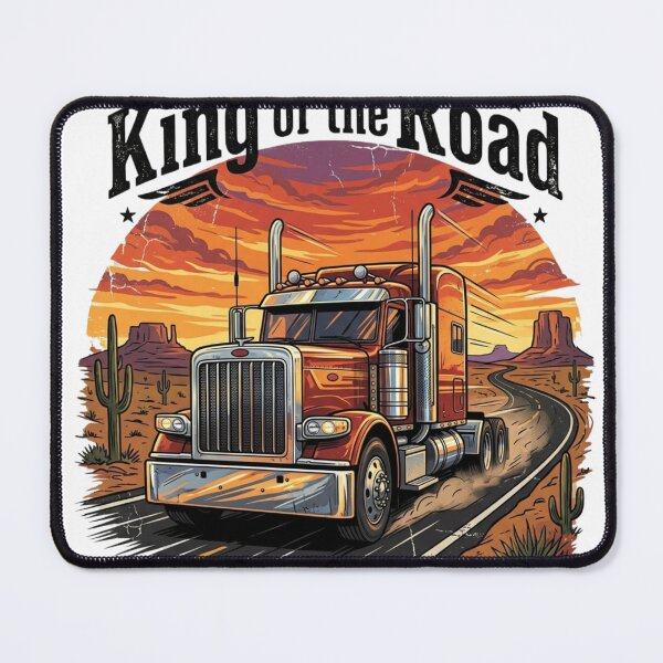 Item preview, King of the Road Vintage Truck Driver Design designed and sold by smailait.