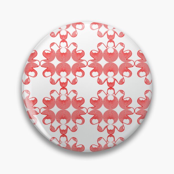 Item preview, Red Floral Geometric Seamless Pattern Abstract Decorative Design, textile printing, wallpaper, wrapping paper, Redbubble products, and modern surface pattern collections. designed and sold by Donlaporn.