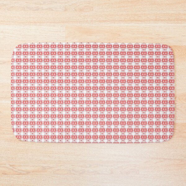 Item preview, Red Floral Geometric Seamless Pattern Abstract Decorative Design, textile printing, wallpaper, wrapping paper, Redbubble products, and modern surface pattern collections. designed and sold by Donlaporn.