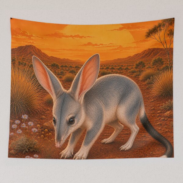 Item preview, Desert Sunset Bilby designed and sold by Pixel Junkies Studio.