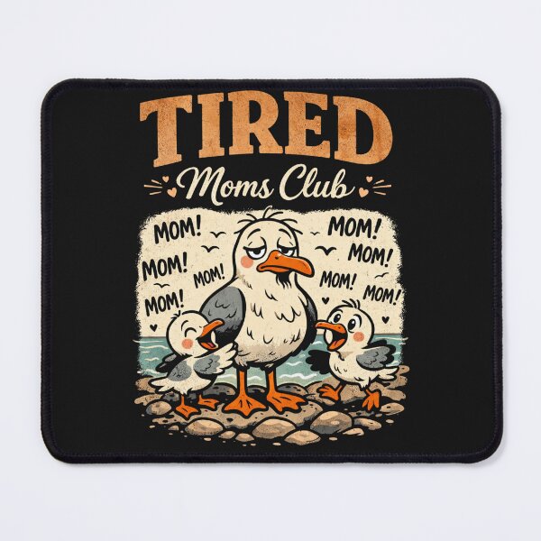 Item preview, Tired Moms Club T-Shirt, exhausted mom life Gift, sleep deprived mama Graphic Tee, funny motherhood shirt designed and sold by pipolabco.