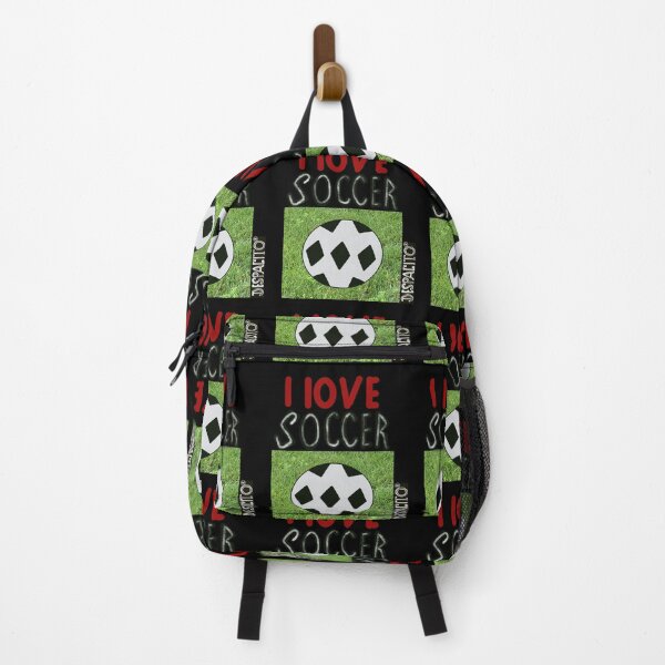 Item preview, Despacito® I Love Soccer Ball Green Grass Text designed and sold by DespacitoBrand.