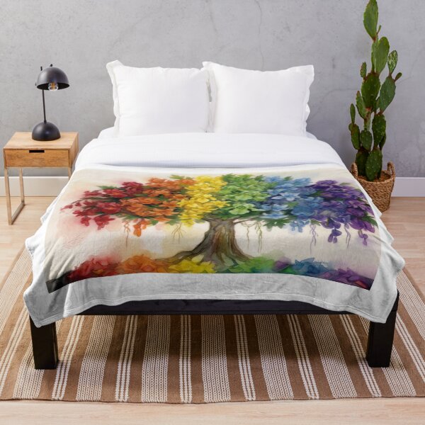 Artikelvorschau, Regenbogen-Iris und Lilienbaum entworfen und verkauft von HunterxDesign.