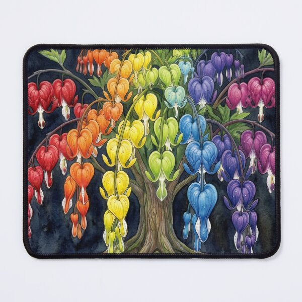 Item preview, Rainbow Bleeding Heart Tree designed and sold by HunterxDesign.