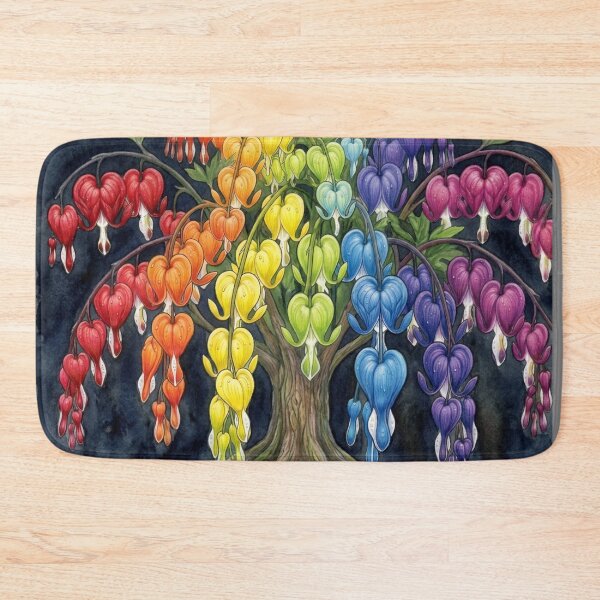 Item preview, Rainbow Bleeding Heart Tree designed and sold by HunterxDesign.