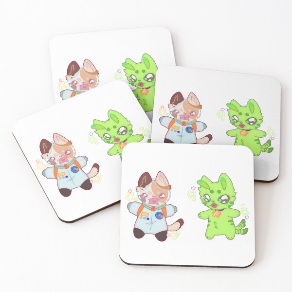 Item preview, Astronaught and Alien Kitty designed and sold by The Error Effect.