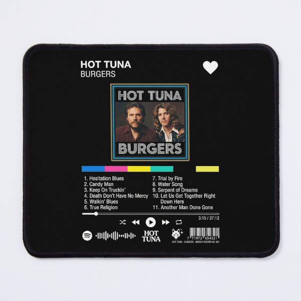 Item preview, Hot Tuna Tracklist Music Player Vintage designed and sold by JayceTucker89.