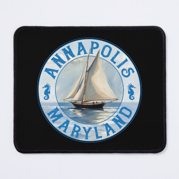 Item preview, Annapolis Maryland Vintage Sailboat Design designed and sold by Futurebeachbum.