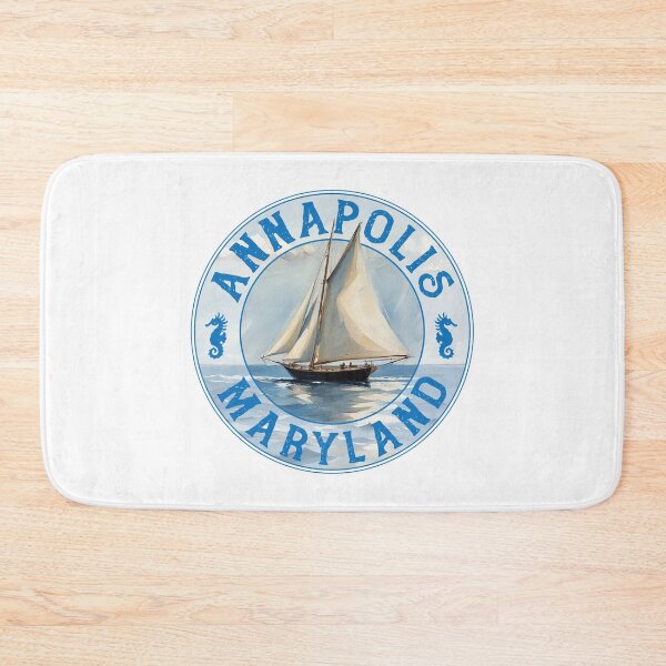 Item preview, Annapolis Maryland Vintage Sailboat Design designed and sold by Futurebeachbum.