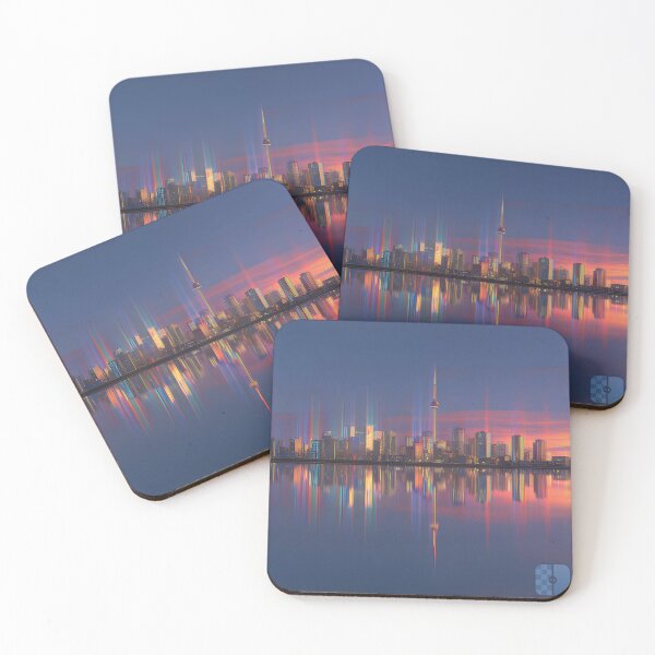 Item preview, Toronto Skyline — Chromatic Light Art Print designed and sold by JRDCo.