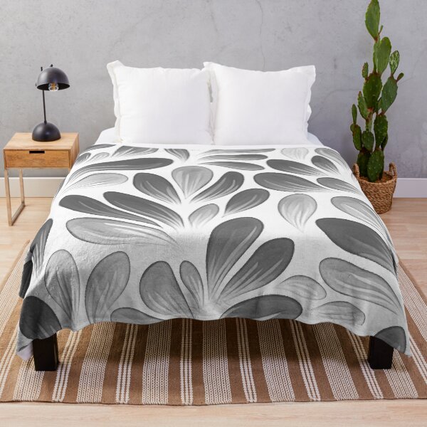Item preview, Gray Leaf Pattern designed and sold by ViaARTfactory.
