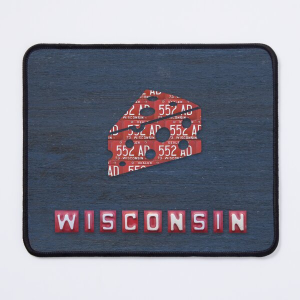 Item preview, Wisconsin License Plate Cheese designed and sold by Elisabeth Lucas.
