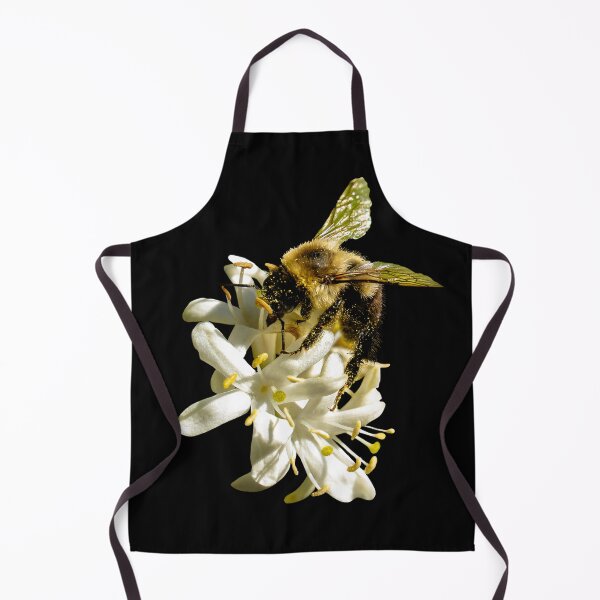 Item preview, Gilded with Gold - Transparent Bee on Blossom designed and sold by Susarellis.