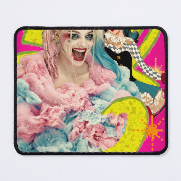 Item preview, No Magic Harley Quinn Neon Pop Art Collage designed and sold by y2kponyclub.