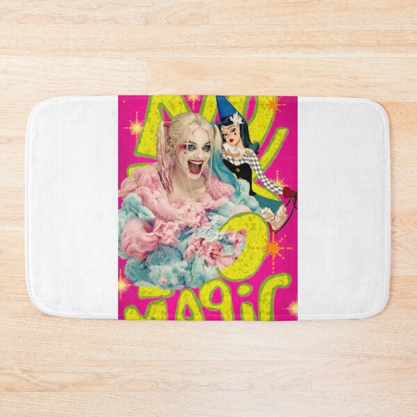 Item preview, No Magic Harley Quinn Neon Pop Art Collage designed and sold by y2kponyclub.