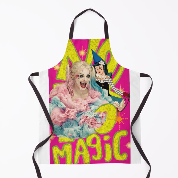 Item preview, No Magic Harley Quinn Neon Pop Art Collage designed and sold by y2kponyclub.