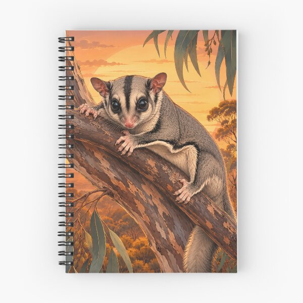Item preview, Sunset Sugar Glider designed and sold by Pixel Junkies Studio.