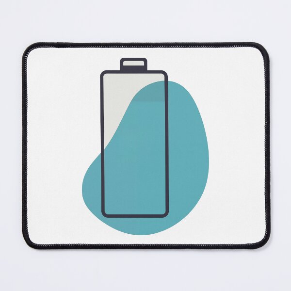 Item preview, Social Battery Minimal Blue Energy Level Mood designed and sold by FWLKIT.