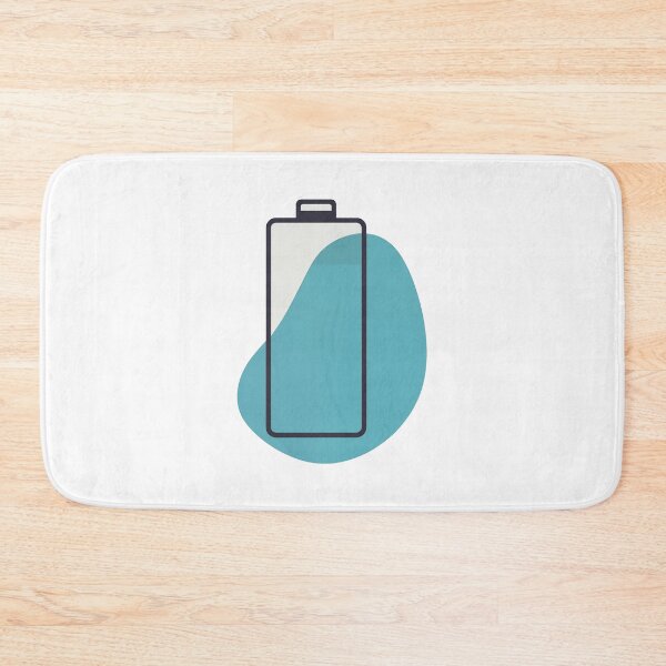 Item preview, Social Battery Minimal Blue Energy Level Mood designed and sold by FWLKIT.