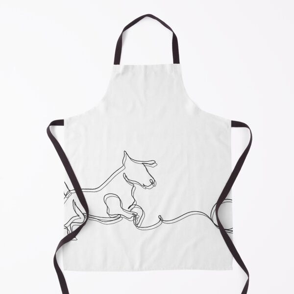 Item preview, Minimalist Running Dog One Line Art designed and sold by Barelythere2324.